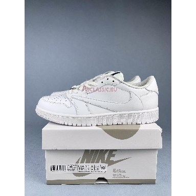 Travis Scott x Air Jordan 1 Retro Low OG SP White Party TD1228-111 White/White Mens Womens Shoes