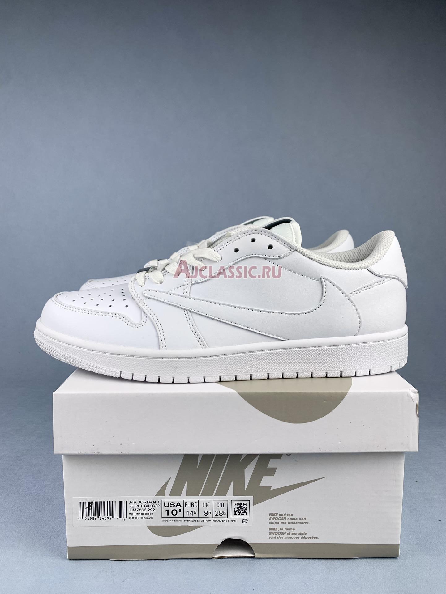 New Travis Scott x Air Jordan 1 Retro Low OG SP "White Party" TD1228-111 Shoes