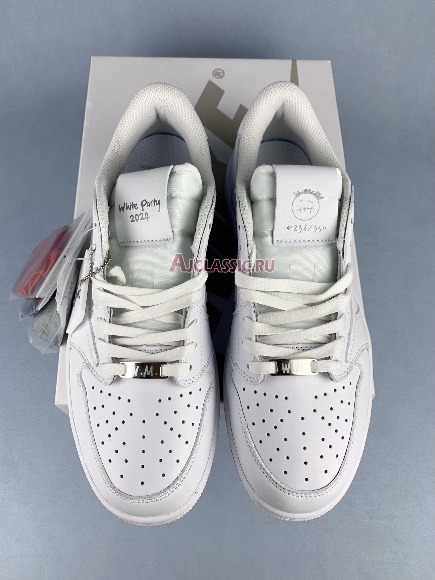 New Travis Scott x Air Jordan 1 Retro Low OG SP "White Party" TD1228-111 Shoes