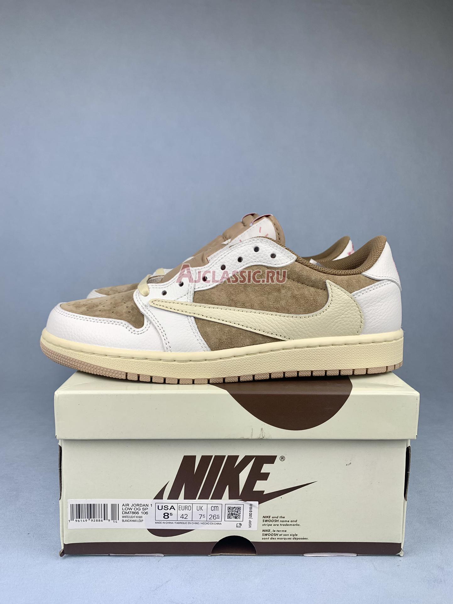 New Travis Scott x Air Jordan 1 Low OG SP "Sail Shy Pink" DM7866-106 Shoes