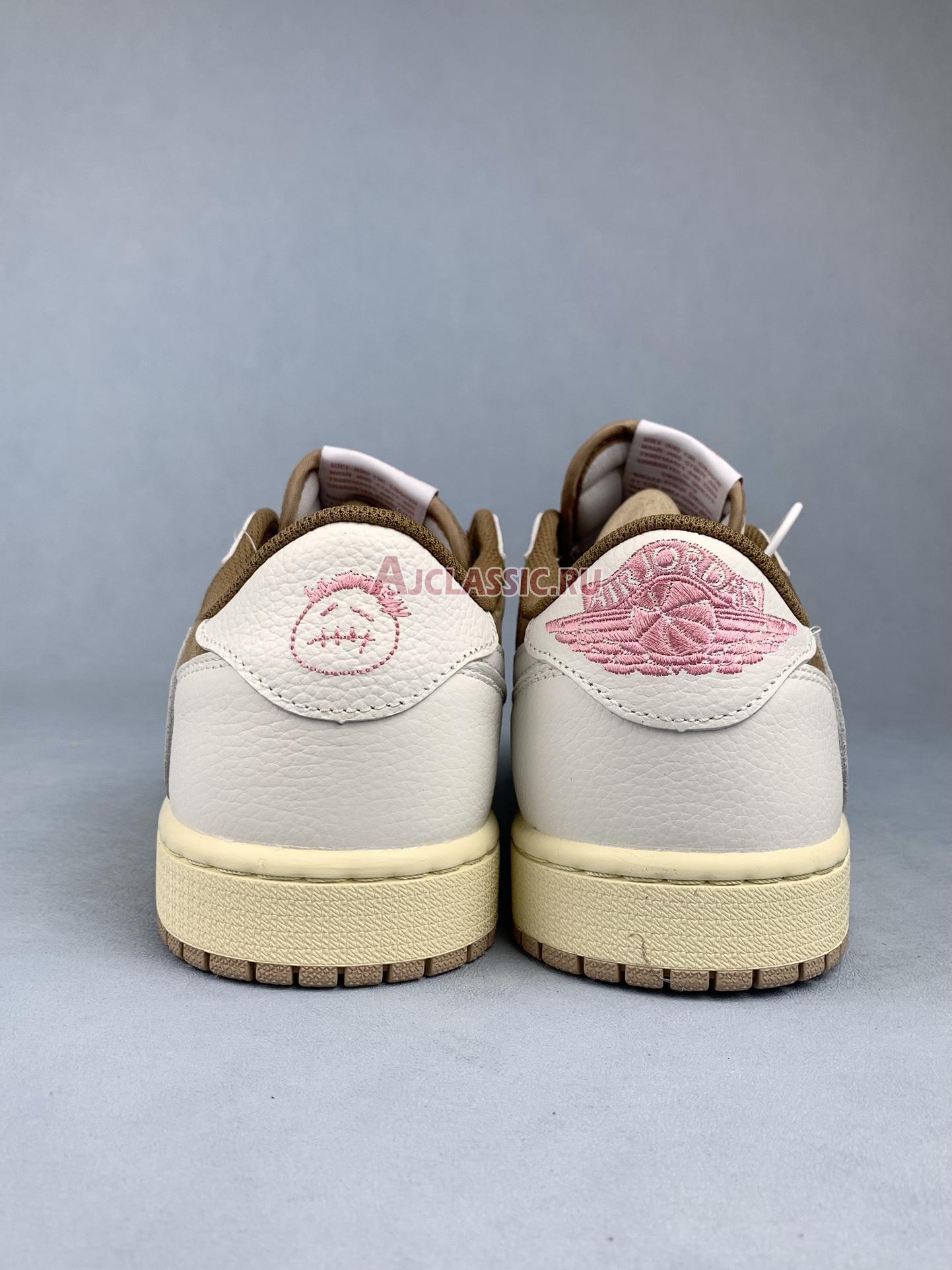 New Travis Scott x Air Jordan 1 Low OG SP "Sail Shy Pink" DM7866-106 Shoes