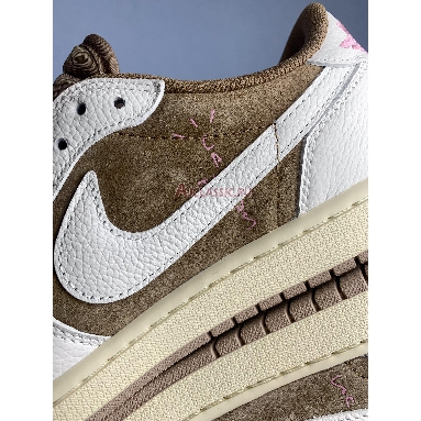 Travis Scott x Air Jordan 1 Low OG SP Sail Shy Pink DM7866-106 Sail/Shy Pink/Muslin Mens Womens Shoes