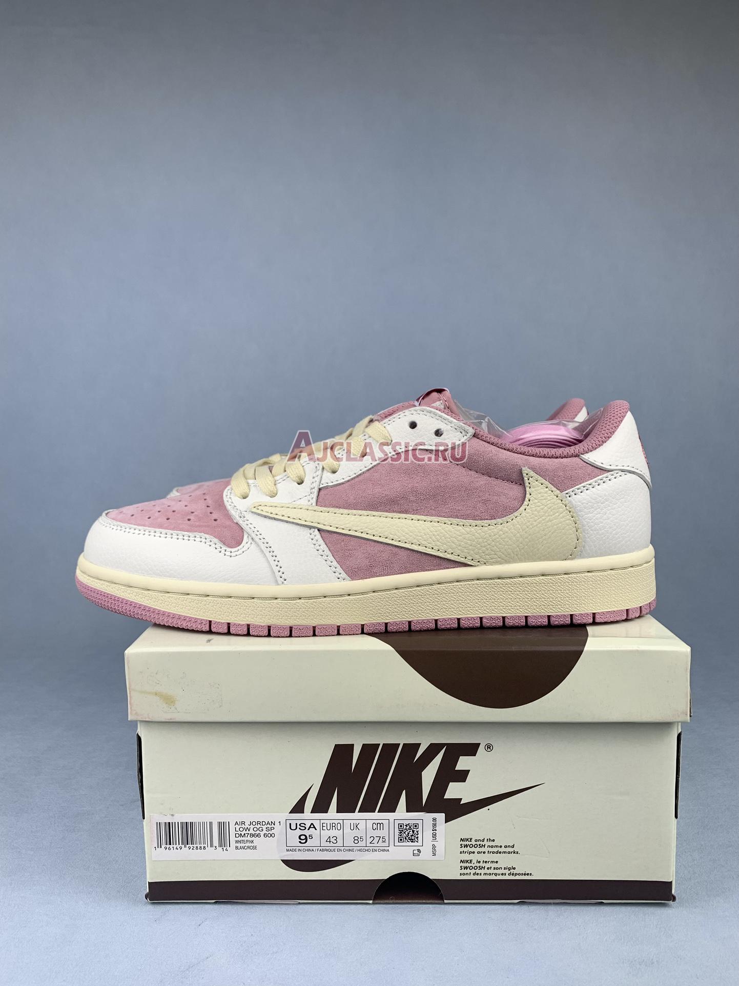 New Travis Scott x Air Jordan 1 Low OG SP PS "Shy Pink" DO5442-106 Shoes