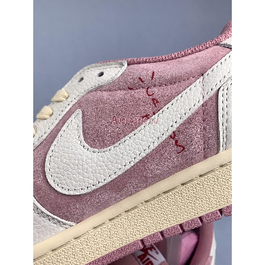 Travis Scott x Air Jordan 1 Low OG SP PS Shy Pink DO5442-106 Sail/Shy Pink/Muslin Mens Womens Shoes