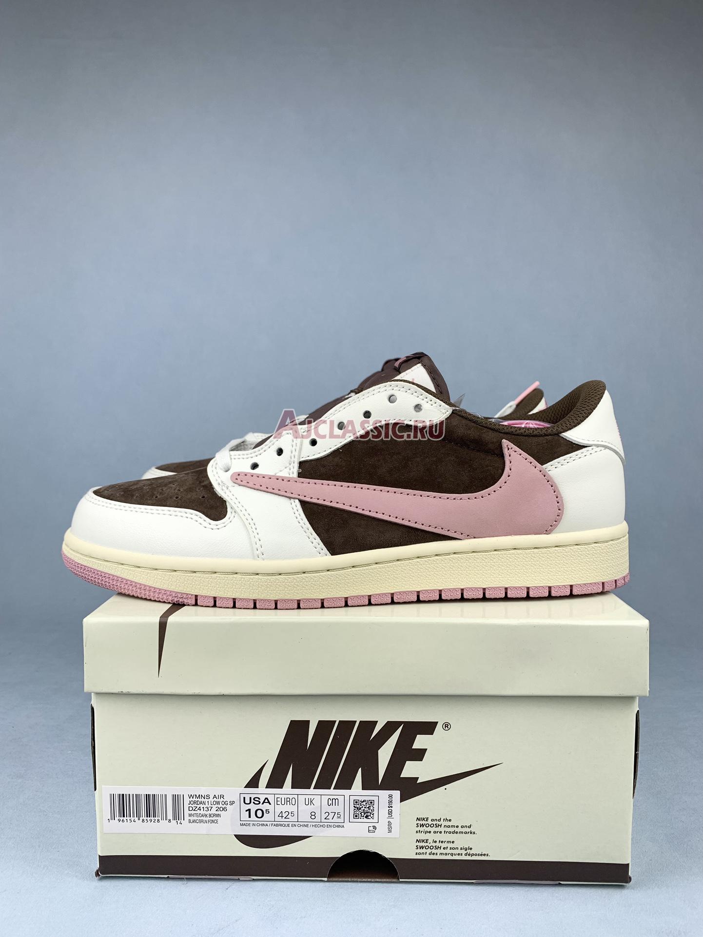 New Travis Scott x Air Jordan 1 Retro Low OG SP "Dark Pony Pink Oxford" DZ4137-206 Shoes