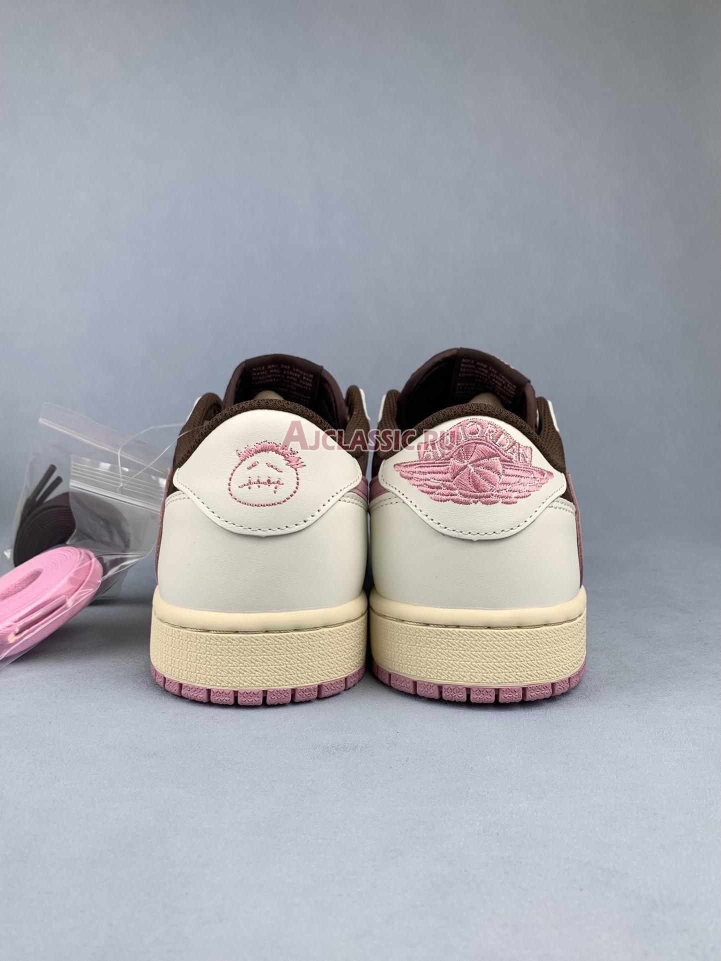 New Travis Scott x Air Jordan 1 Retro Low OG SP "Dark Pony Pink Oxford" DZ4137-206 Shoes