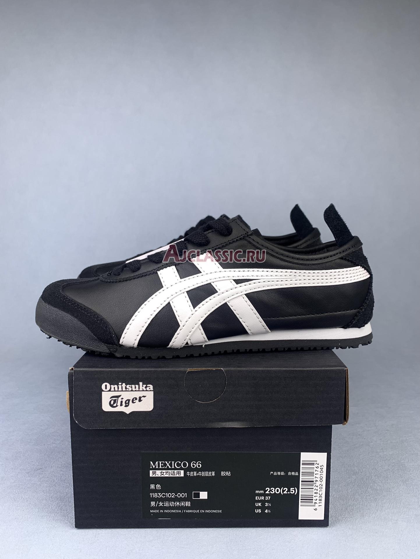 New Onitsuka Tiger Mexico 66 "Black White 2023" 1183C102-001 Shoes