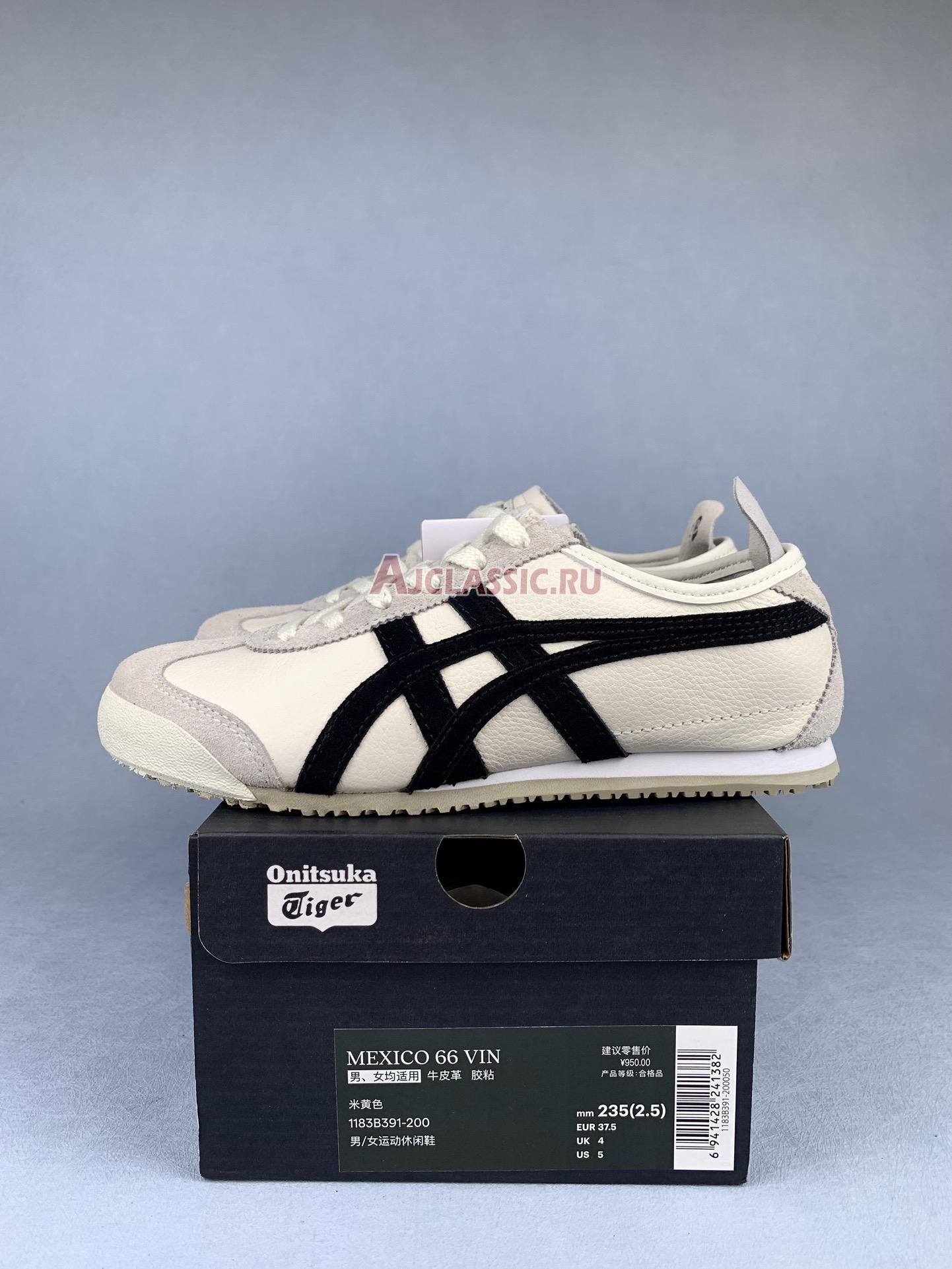 New Onitsuka Tiger Mexico 66 Vintage "Birch Black" 1183B391-200 Shoes