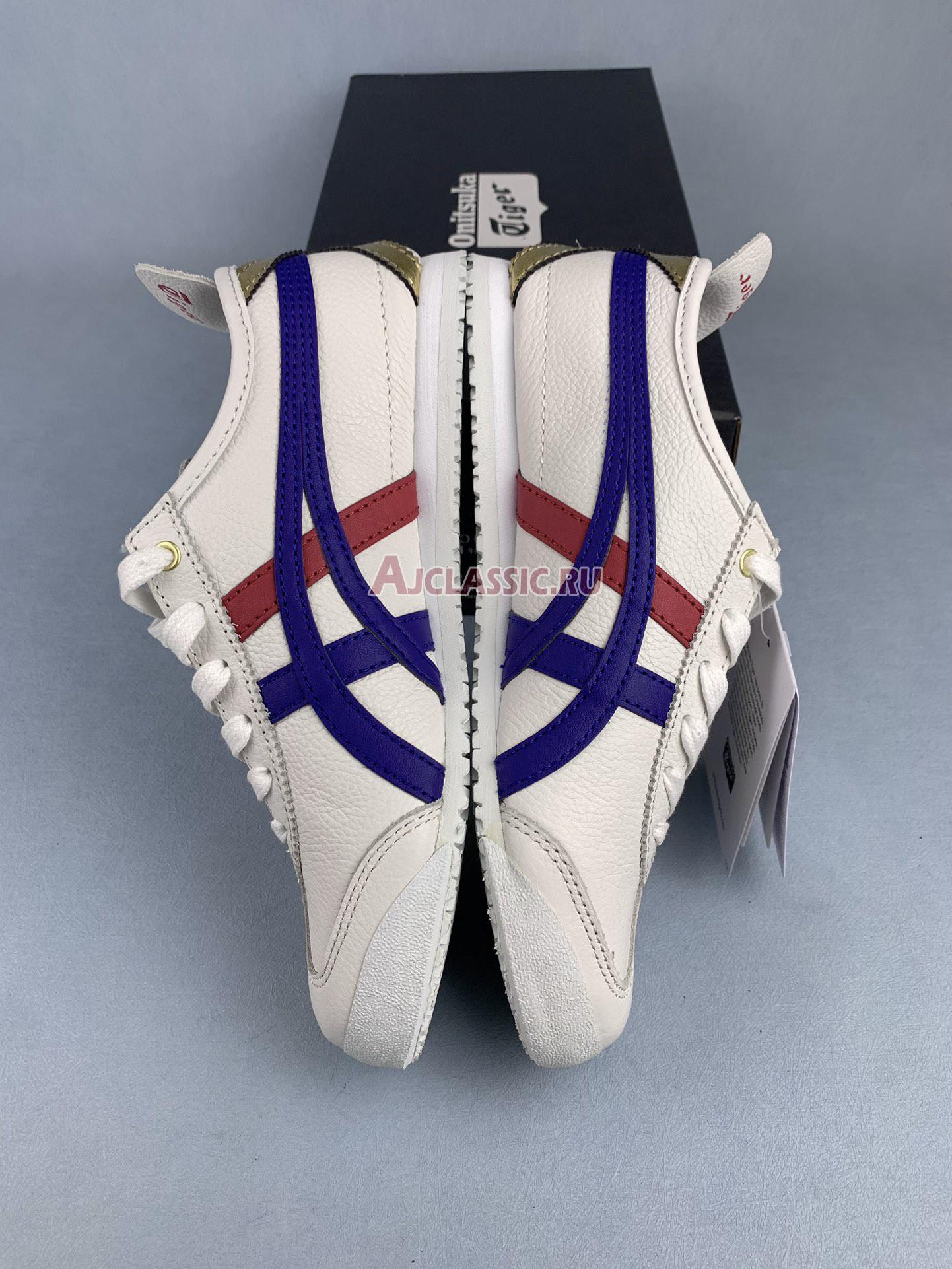 New Onitsuka Tiger Mexico 66 "White Dark Blue Gold" D507L-0152 Shoes