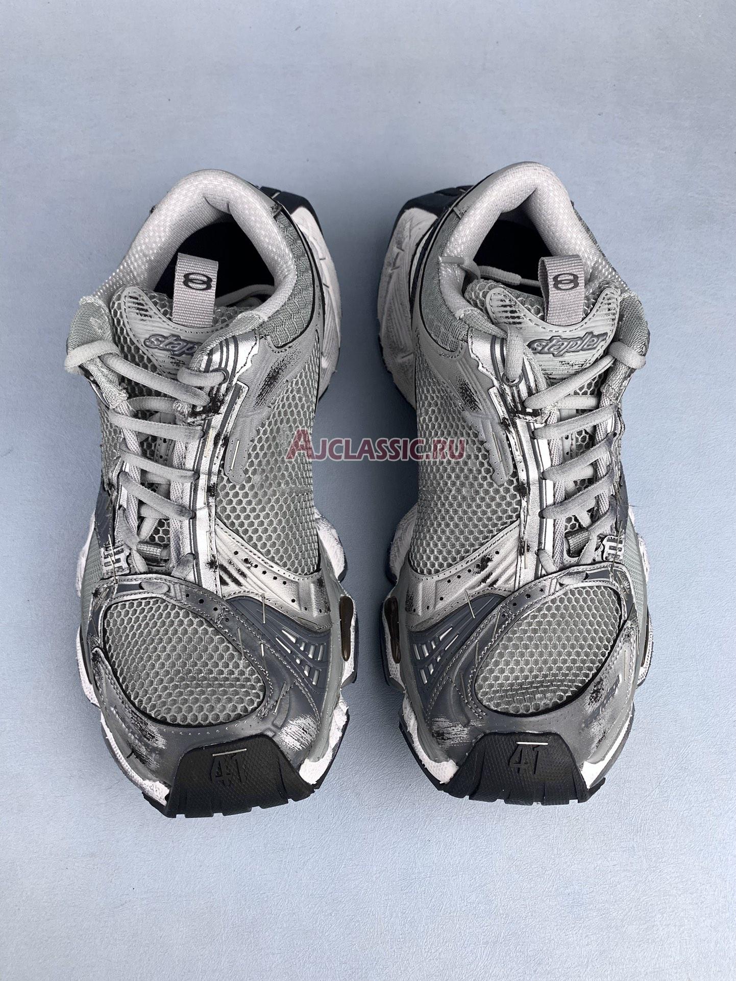 Balenciaga Stapler Sneaker "Grey Silver" 803681W3ST41100