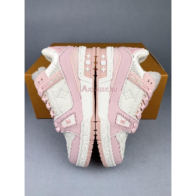 Louis Vuitton LV Trainer Sneaker Pink 1AGZCT Pink/White Replicas Shoes