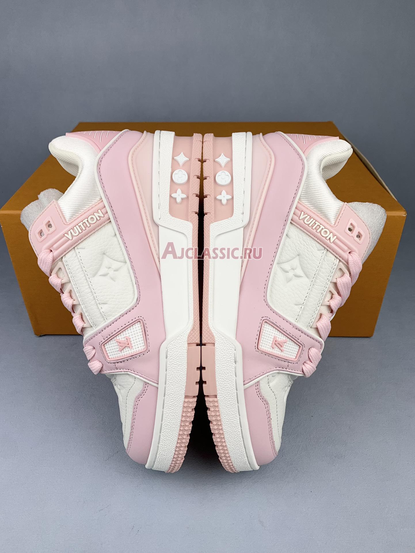 New Louis Vuitton LV Trainer Sneaker "Pink" 1AGZCT Shoes