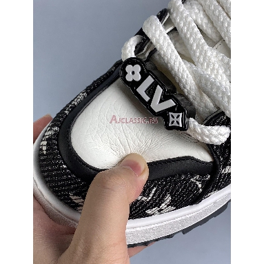 Louis Vuitton LV Trainer Maxi Sneaker Black White 1ACXAK Black/White Replicas Shoes