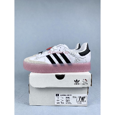 Hello Kitty x Adidas Wmns Sambae White Black Clear Pink IG4450 White/Core Black/Clear Pink Replicas Shoes