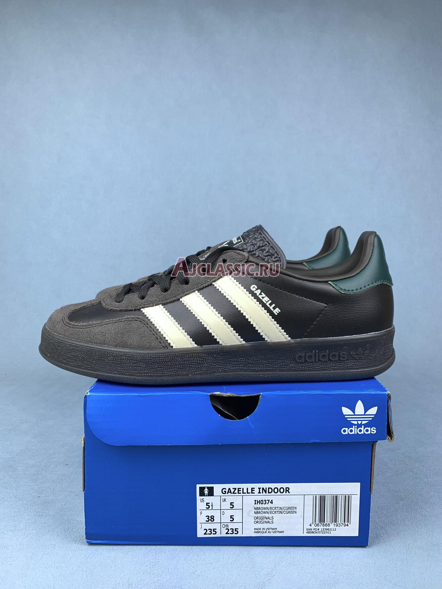 Adidas Gazelle Indoor "Black Brown Green" IH0374