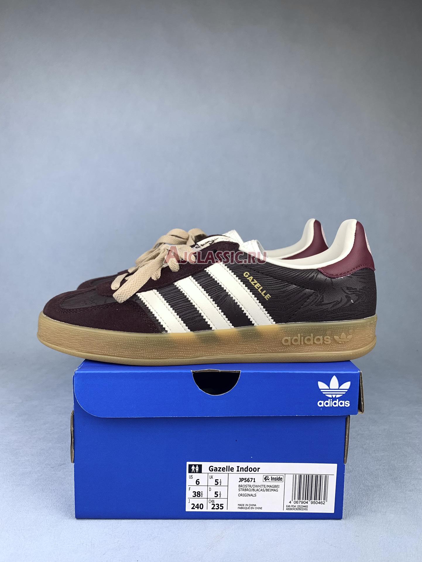 New The Blue Trio x Adidas Gazelle Indoor "Bronze Light Brown" JP5671 Shoes