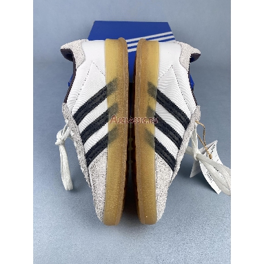 Hikari Shibata x Adidas Gazelle Indoor White Night Grey Gum IH9985 Core White/Night Grey/Cream White Mens Womens Shoes