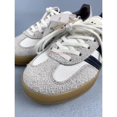 Hikari Shibata x Adidas Gazelle Indoor White Night Grey Gum IH9985 Core White/Night Grey/Cream White Mens Womens Shoes