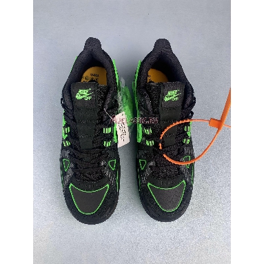 Off-White x Nike Air Rubber Dunk Green Strike CU6015-001-2 Black/White/Green Strike Mens Womens Shoes