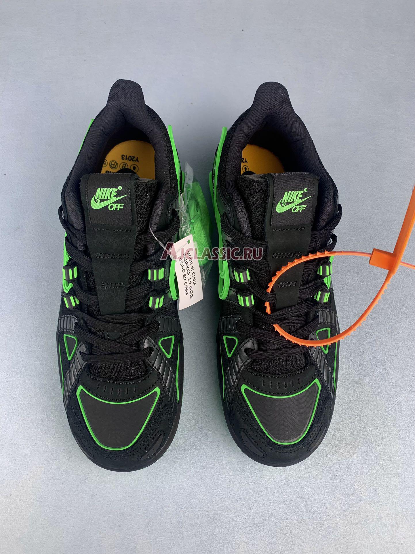 New Off-White x Nike Air Rubber Dunk "Green Strike" CU6015-001-2 Shoes