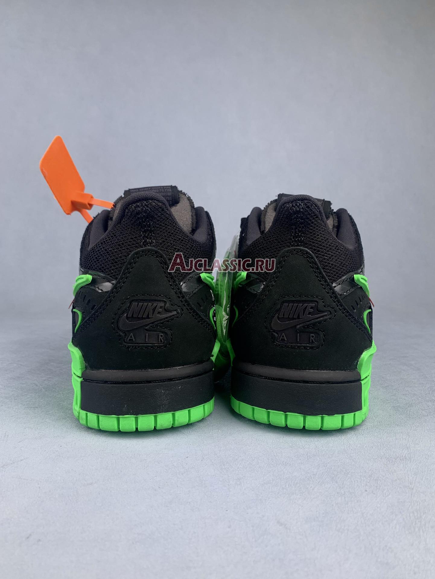 New Off-White x Nike Air Rubber Dunk "Green Strike" CU6015-001-2 Shoes