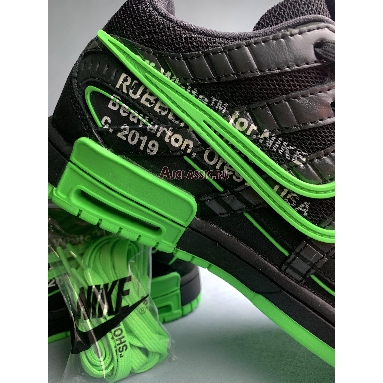 Off-White x Nike Air Rubber Dunk Green Strike CU6015-001-2 Black/White/Green Strike Mens Womens Shoes