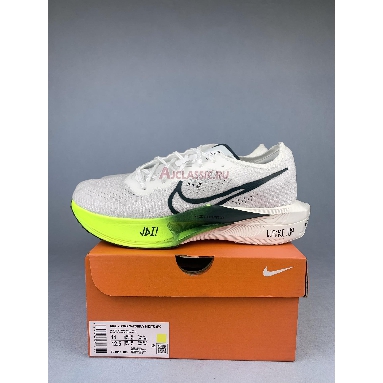 Nike ZoomX VaporFly Next% 3 Wake Up Pack FZ4017-100 White/Volt/Sail/Pro Green Mens Womens Shoes