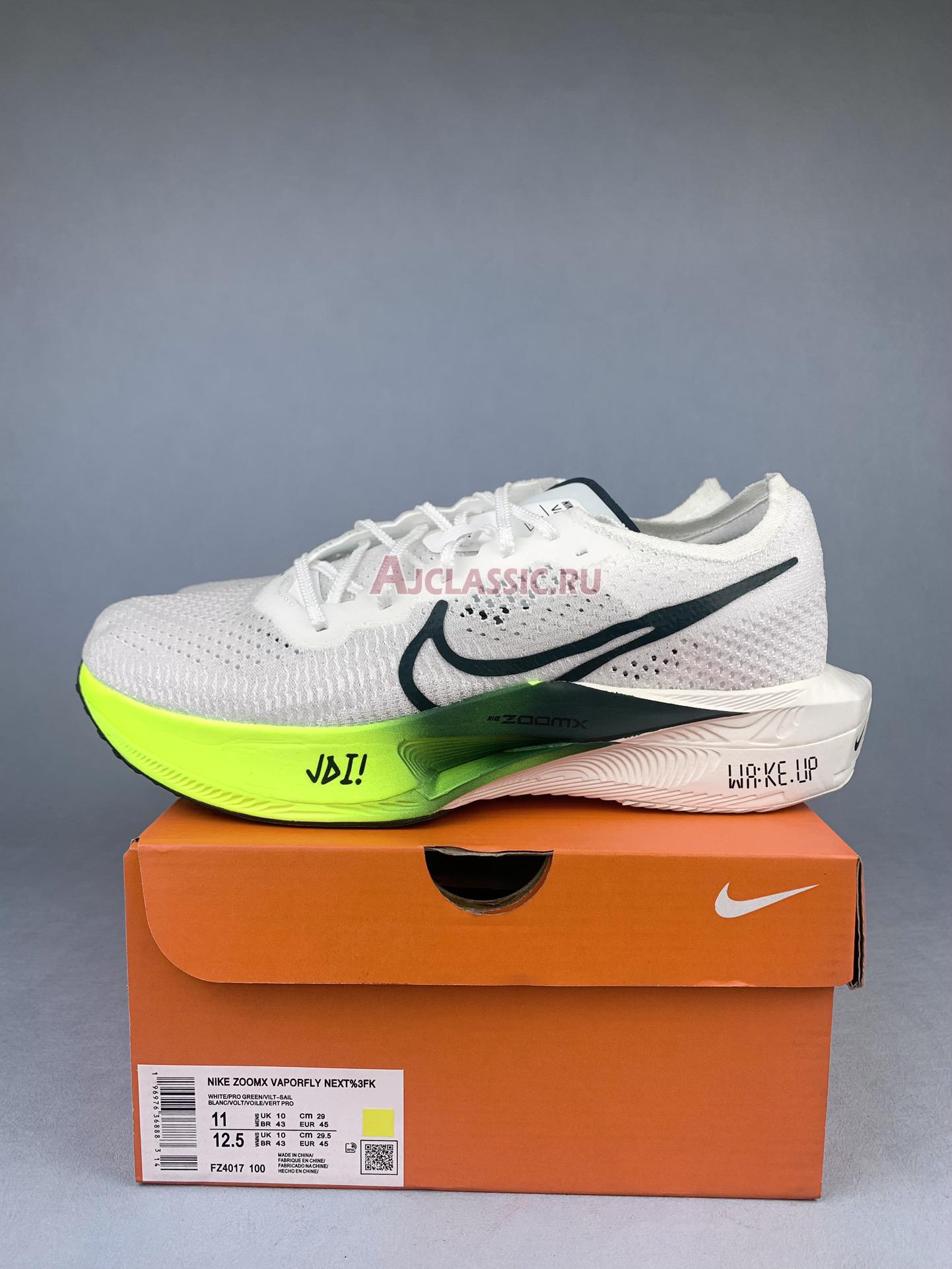 New Nike ZoomX VaporFly Next% 3 "Wake Up Pack" FZ4017-100 Shoes