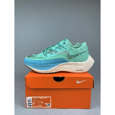 Nike ZoomX Vaporfly NEXT% 2 Aurora Green CU4111-300 Aurora Green/Chlorine Blue/Pale Ivory/Black Mens Womens Shoes