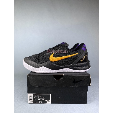 Nike Kobe 8 Protro Lakers Away HF9550-001 Black/University Gold/White/Court Purple Mens Womens Shoes