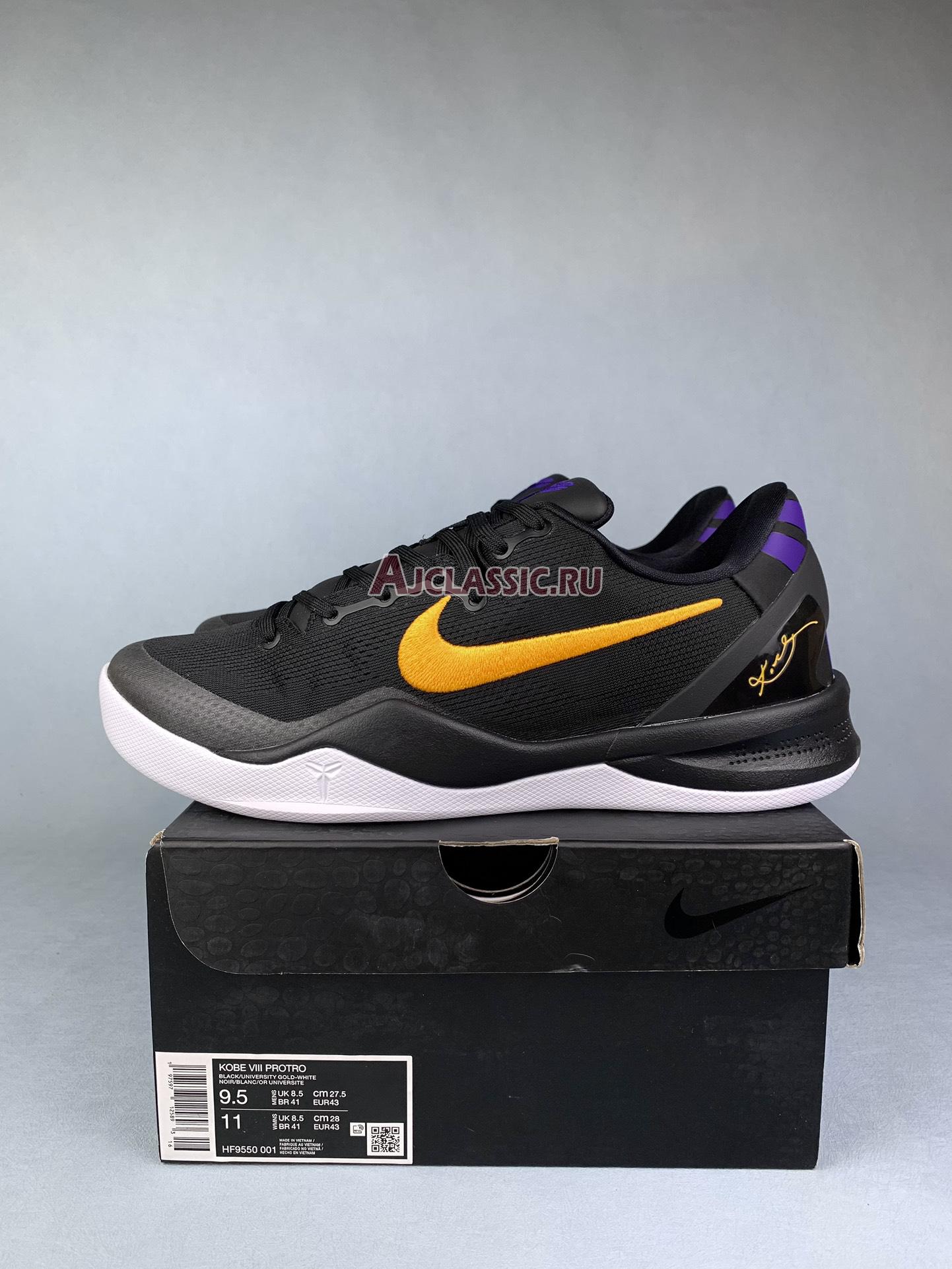 New Nike Kobe 8 Protro "Lakers Away" HF9550-001 Shoes