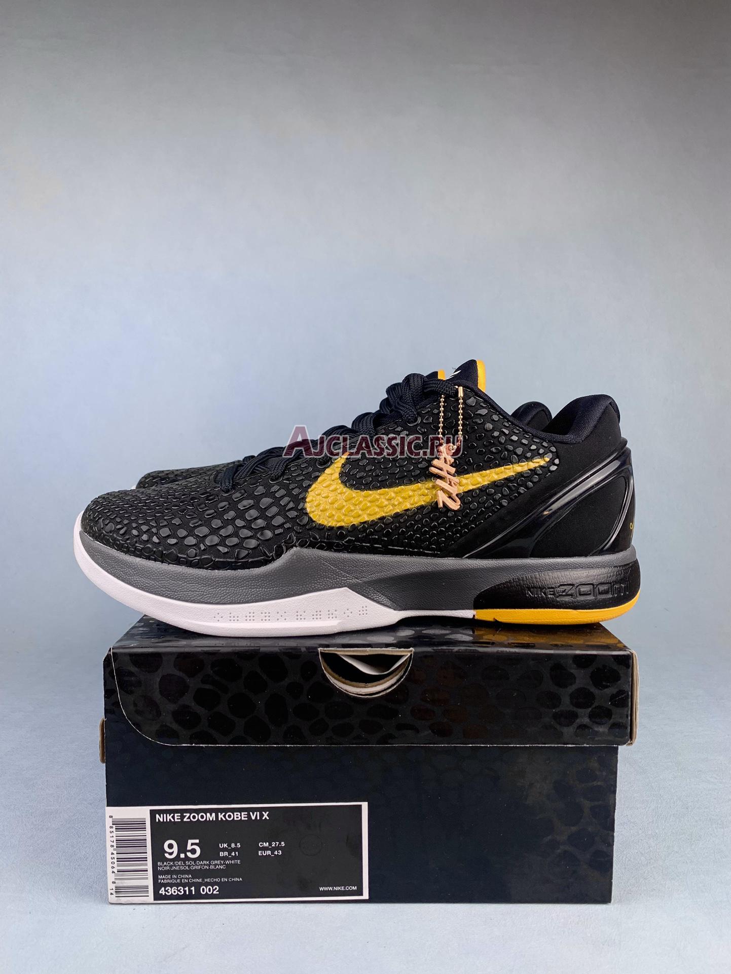 Nike Zoom Kobe 6 XDR "Black Del Sol" 436311-002