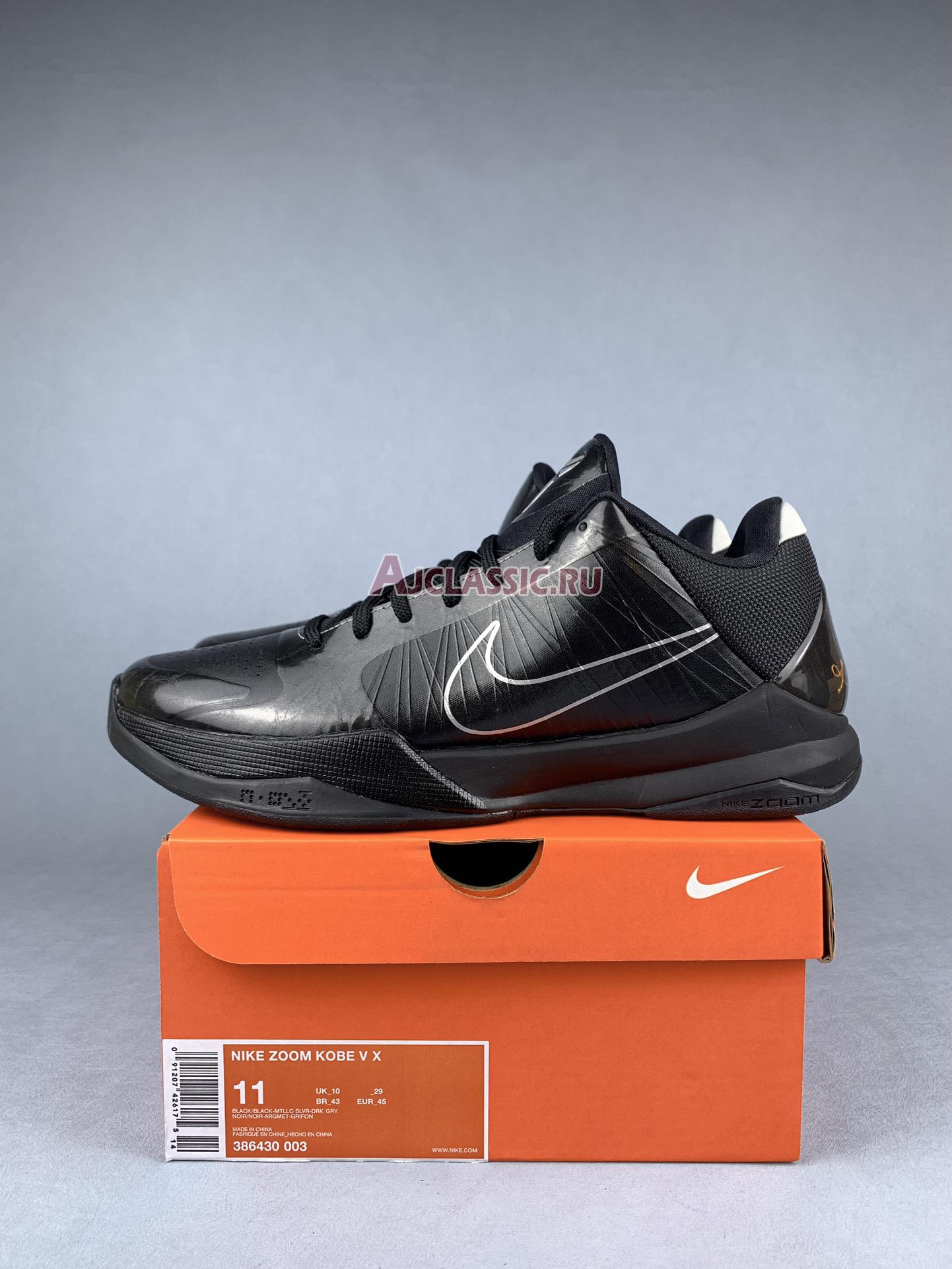 New Nike Zoom Kobe 5 Protro "Blackout" 386430-003 Shoes