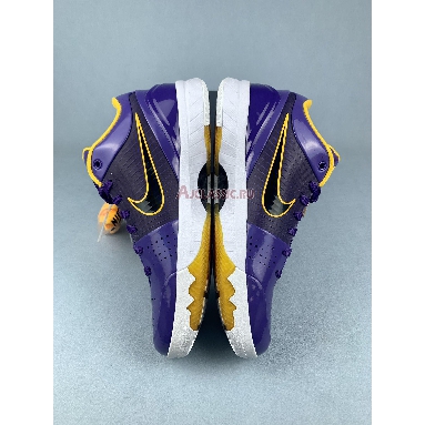 Undefeated x Nike Kobe 4 Protro Court Purple CQ3869-500 Court Purple/University Gold/White Mens Womens Shoes