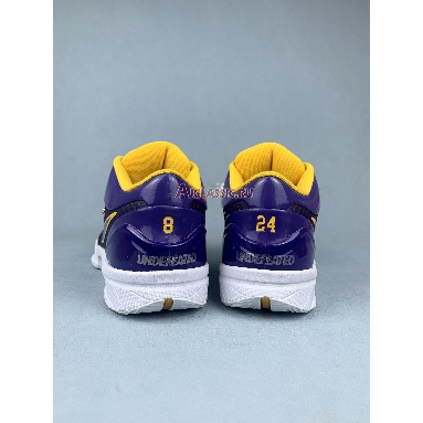 Undefeated x Nike Kobe 4 Protro Court Purple CQ3869-500 Court Purple/University Gold/White Mens Womens Shoes