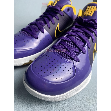 Undefeated x Nike Kobe 4 Protro Court Purple CQ3869-500 Court Purple/University Gold/White Mens Womens Shoes