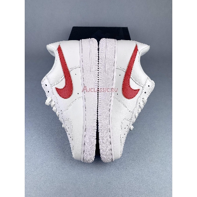 Supreme x Nike Air Force 1 Low Box Logo - Speed Red Shanghai Exclusive CU9225-101-2 White/Speed Red/White Mens Womens Shoes