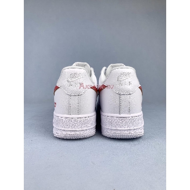 Supreme x Nike Air Force 1 Low Box Logo - Speed Red Shanghai Exclusive CU9225-101-2 White/Speed Red/White Mens Womens Shoes