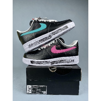 PEACEMINUSONE x Nike Air Force 1 Para-Noise 3.0 AQ3692-004 Black/New Emerald/Pinkfire/Tour Yellow/Blue Gale Mens Womens Shoes