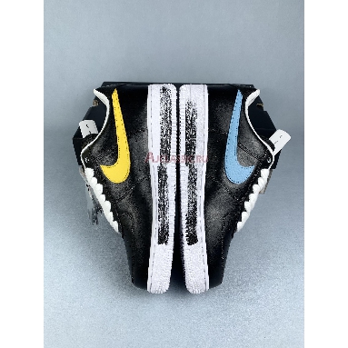 PEACEMINUSONE x Nike Air Force 1 Para-Noise 3.0 AQ3692-004 Black/New Emerald/Pinkfire/Tour Yellow/Blue Gale Mens Womens Shoes