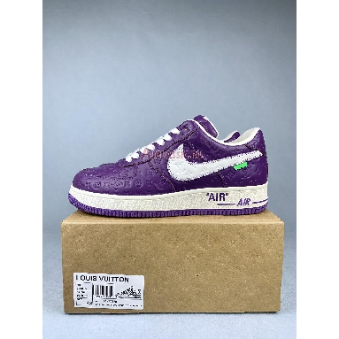 Louis Vuitton x Nike Air Force 1 Purple NAF1LV-10 Purple/White Replicas Shoes