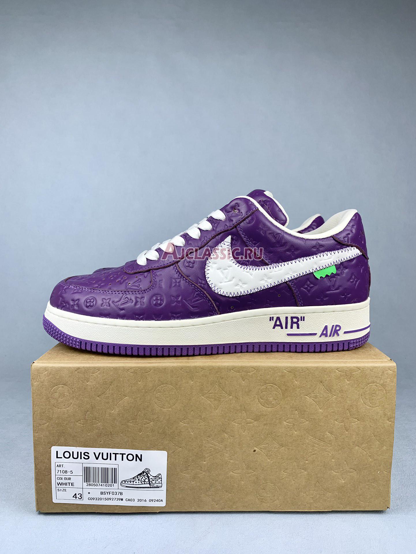 Louis Vuitton x Nike Air Force 1 "Purple" NAF1LV-10