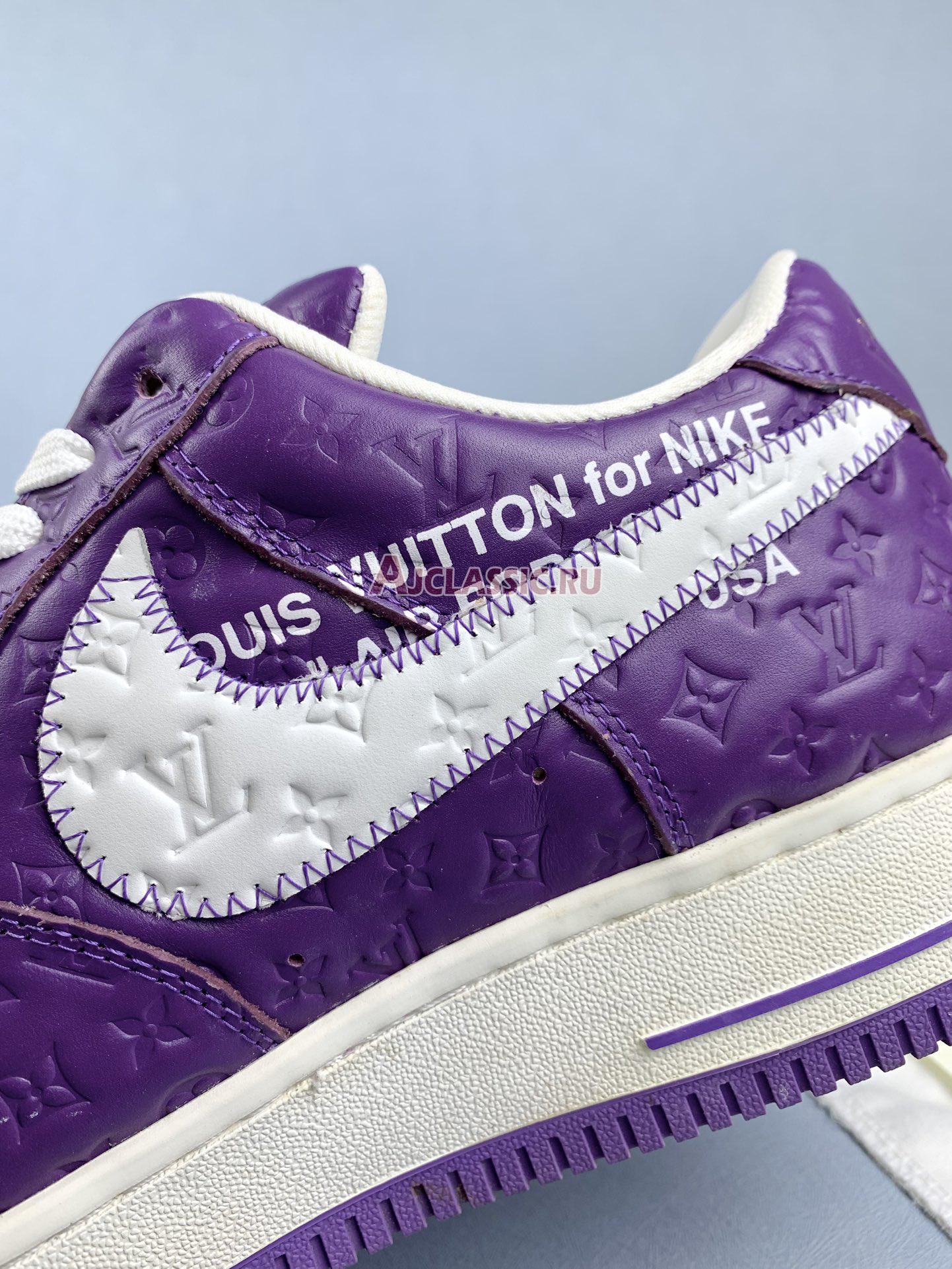 Louis Vuitton x Nike Air Force 1 "Purple" NAF1LV-10