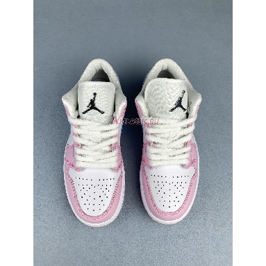 Air Jordan 1 Low SE Paw Print Pink Foam HM3706-141 White/White/Pink Foam/Glacier Blue Replicas Shoes