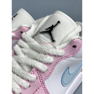 Air Jordan 1 Low SE Paw Print Pink Foam HM3706-141 White/White/Pink Foam/Glacier Blue Replicas Shoes