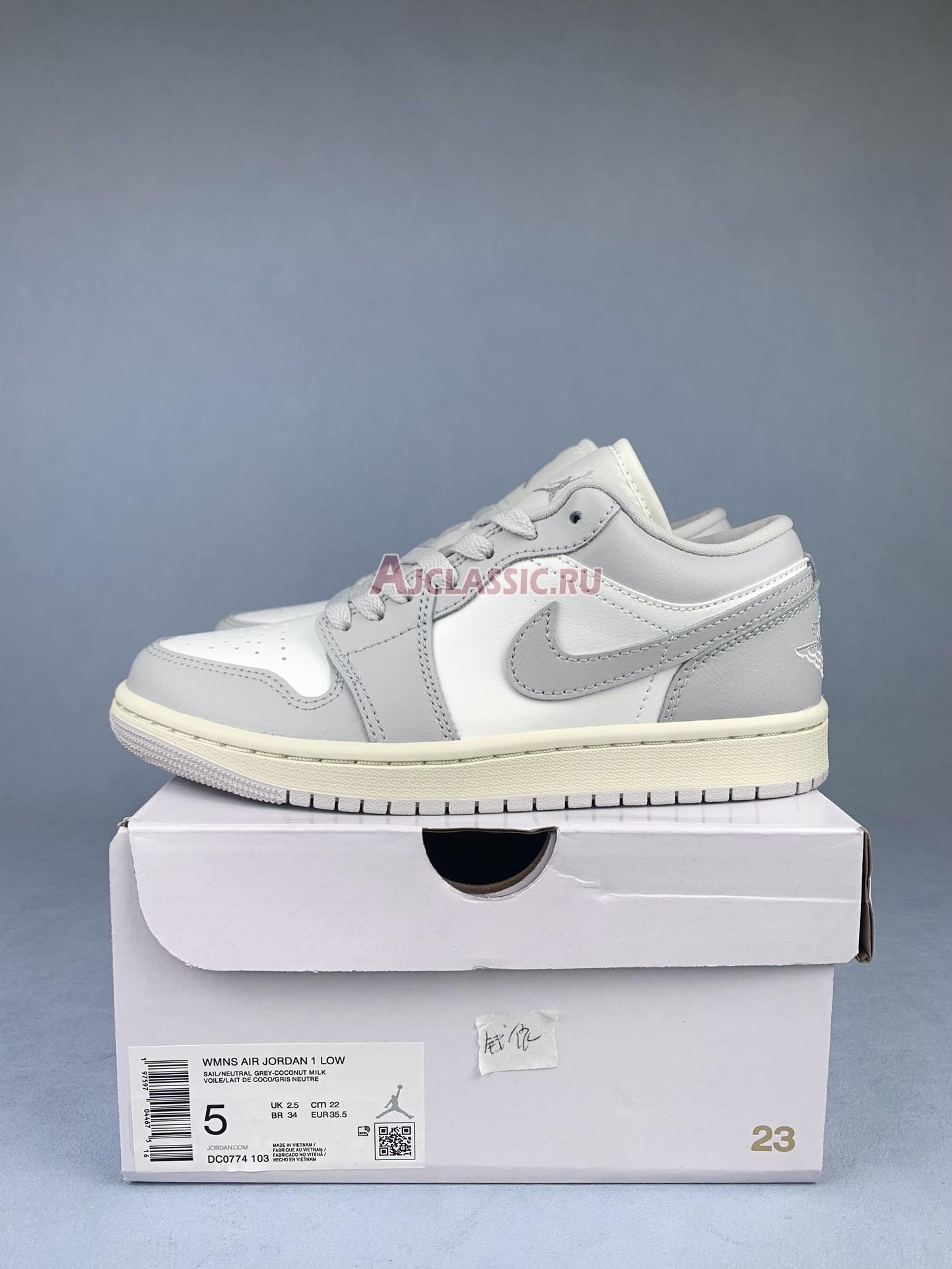 Air Jordan 1 Low "Neutral Grey Coconut Milk" DC0774-103