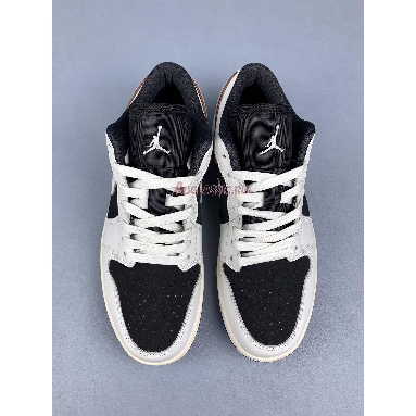 Air Jordan 1 Low Quai 54 2024 HQ0764-001 Off Noir/Summit White/Burnt Sunrise/Sail Replicas Shoes