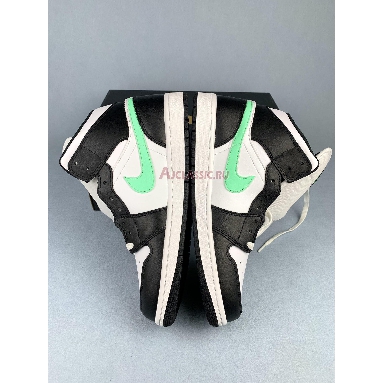 Air Jordan 1 Mid Green Glow DQ8426-103 White/Black/Green Glow Mens Womens Shoes