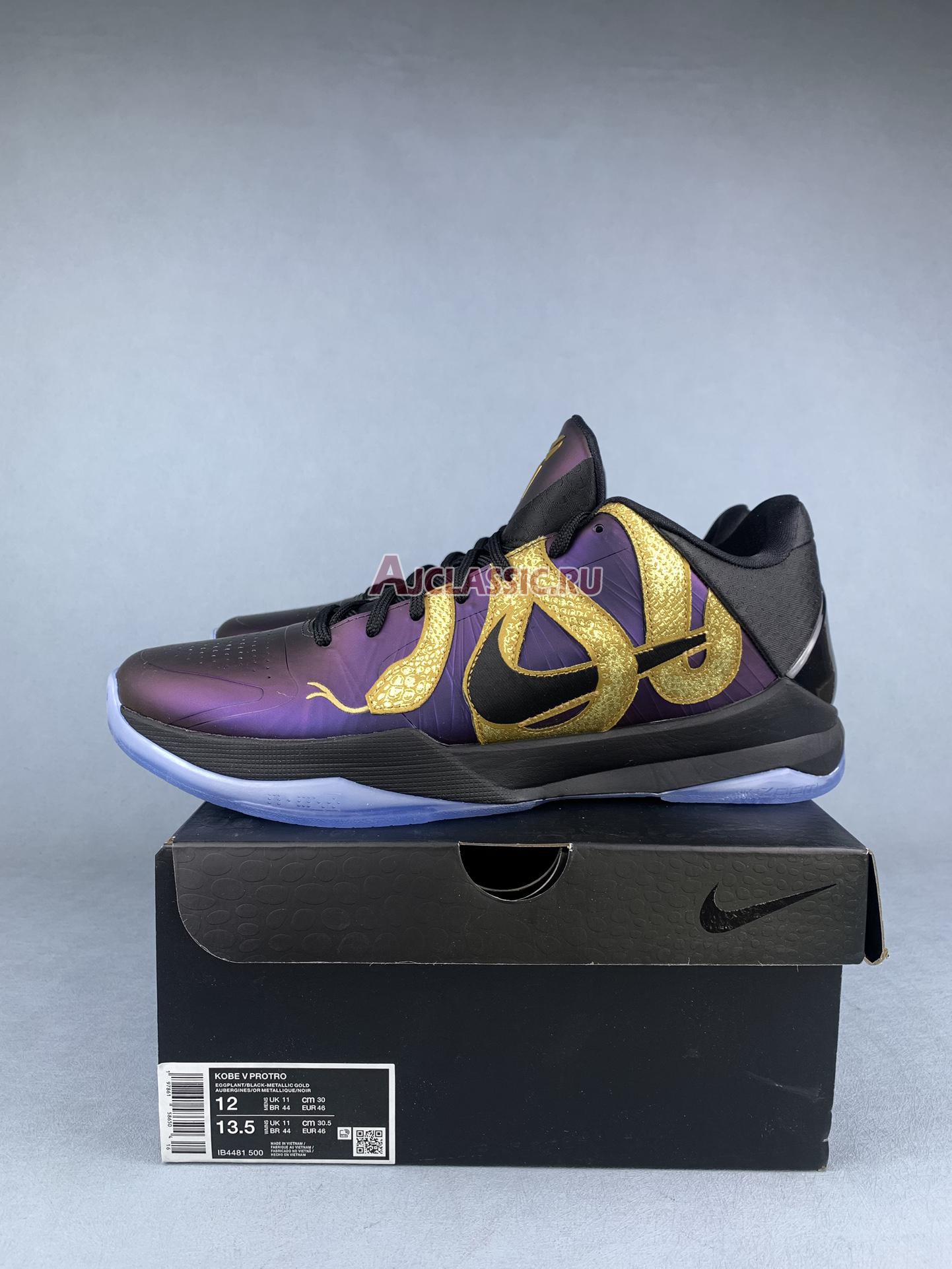 New Nike Zoom Kobe 5 Protro "Year of the Mamba - Eggplant" IB4481-500 Shoes