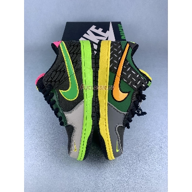 Nike Dunk Low What the Duck Home University of Oregon PE HV1454-001-2 Black/Apple Green/Vivid Pink/Volt Mens Womens Shoes